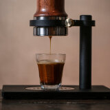 ARAM | Espresso Maker + Steel Support | Reddish